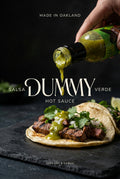 Dummy Hot Salsa Verde, A rich traditional flavor in your kitchen to enjoy with any mexican dish your mouth desires.