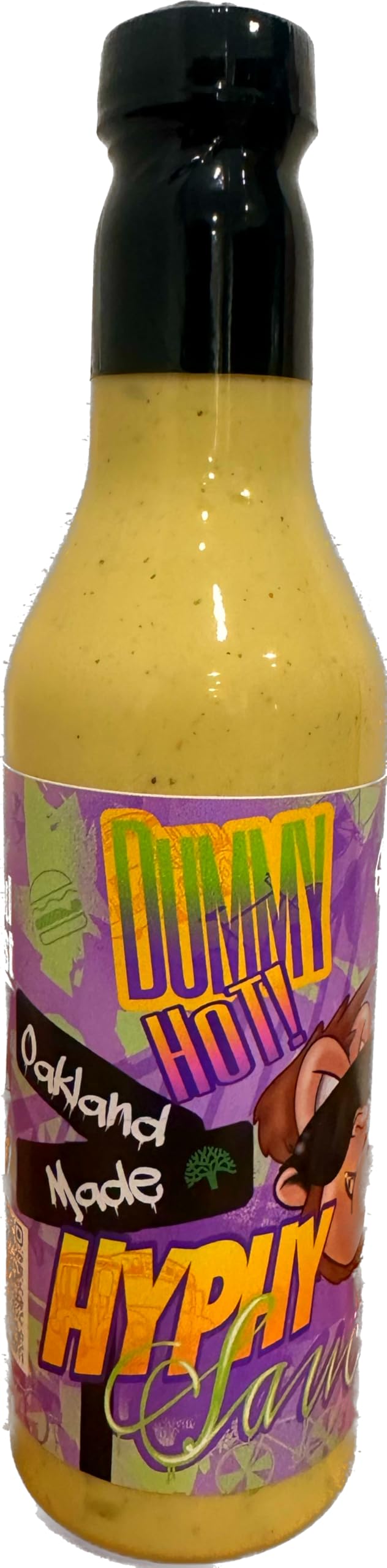 Dummy Hot Hyphy, Oakland made Premium spread Sauce, A Creamy tangy taste in its own unique way