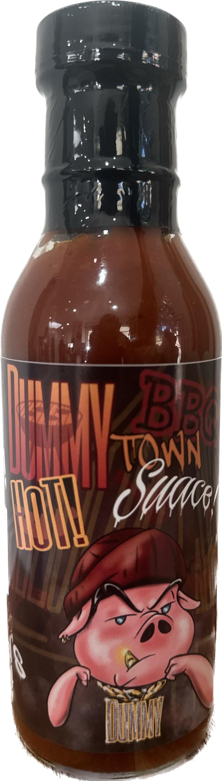 Dummy Hot BBQ Town Sauce, Sweet mild flavor, whether you use it as a dip or to smother ribs, it will have you licking your fingers!