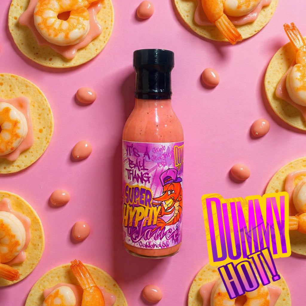 Dummy Hot Super Hyphy Sauce,   Creamy rich flavor, Great on seafood enriches your sub sandwiches and amazing as dip