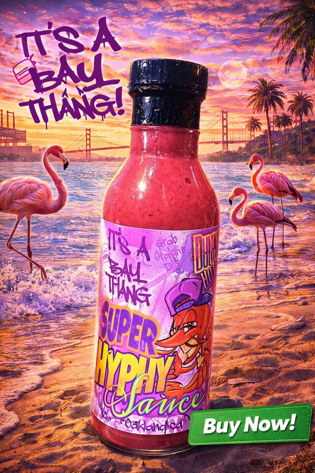 Dummy Hot Super Hyphy Sauce,   Creamy rich flavor, Great on seafood enriches your sub sandwiches and amazing as dip