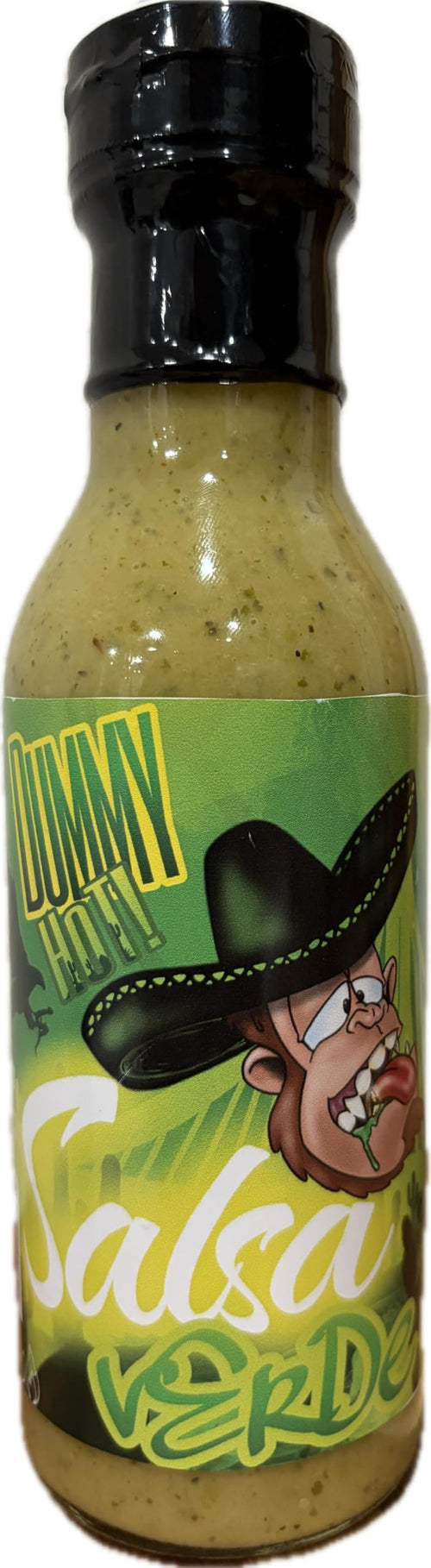 Dummy Hot Salsa Verde, A rich traditional flavor in your kitchen to enjoy with any mexican dish your mouth desires.